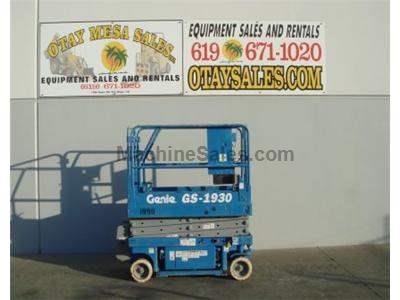 Electric Scissor Lift, 25 Foot Working Height, Narrow 30 Inch Width Fits Through Standard Doorways