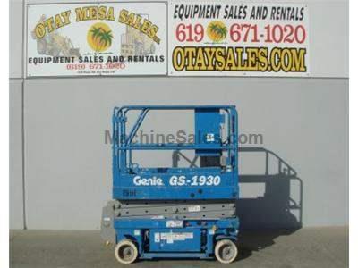 Electric Scissor Lift, 25 Foot Working Height, Narrow 30 Inch Width Fits Through Standard Doorways