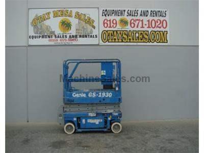 Electric Scissor Lift, 25 Foot Working Height, Narrow 30 Inch Width Fits Through Standard Doorways