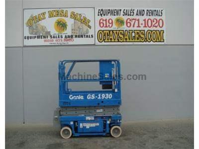 Electric Scissor Lift, 25 Foot Working Height, Narrow 30 Inch Width Fits Through Standard Doorways