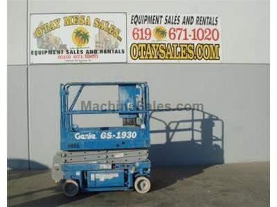 Electric Scissor Lift, 25 Foot Working Height, Narrow 30 Inch Width Fits Through Standard Doorways