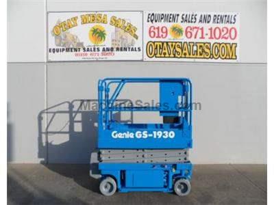 Electric Scissor Lift, 25 Foot Working Height, Narrow 30 Inch Width Fits Through Standard Doorways