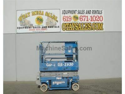 Electric Scissor Lift, 25 Foot Working Height, Narrow 30 Inch Width Fits Through Standard Doorways