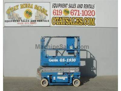 Electric Scissor Lift, 25 Foot Working Height, Narrow 30 Inch Width Fits Through Standard Doorways