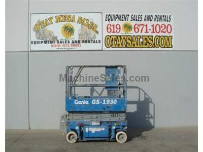 Electric Scissor Lift, 25 Foot Working Height, Narrow 30 Inch Width Fits Through Standard Doorways