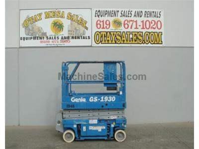 Electric Scissor Lift, 25 Foot Working Height, Narrow 30 Inch Width Fits Through Standard Doorways