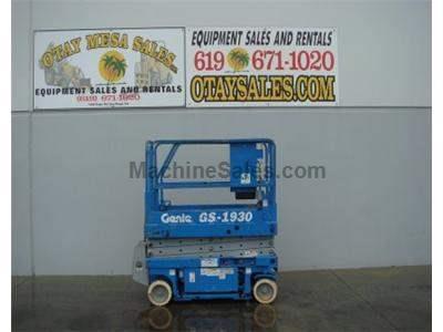 Electric Scissor Lift, 25 Foot Working Height, Narrow 30 Inch Width Fits Through Standard Doorways