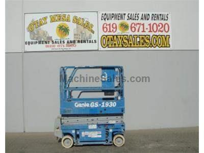 Electric Scissor Lift, 25 Foot Working Height, Narrow 30 Inch Width Fits Through Standard Doorways