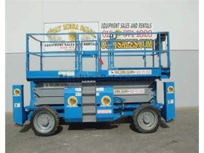 Scissor Lift, Rough Terrain, 39 Foot Working Height, 33 Foot Platform Height, Dual Fuel