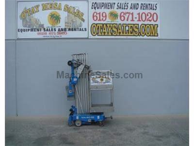 Single Man Lift, 36 Foot Working Height, 30 Foot Platform, 12v, On Board Charger, Power to Platform
