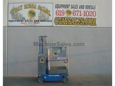 Single Man Lift, 20 Foot Platform, 26 Foot Working Height, Self Propelled, Power to Platform, 24v