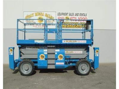 Scissor Lift, Rough Terrain, 39 Foot Working Height, 33 Foot Platform Height, Dual Fuel