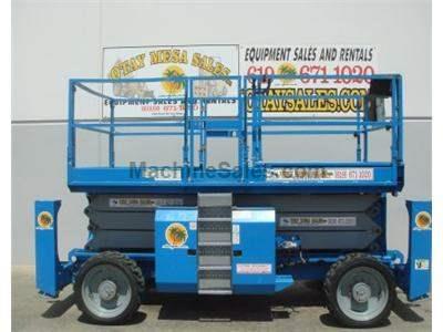 Scissor Lift, Rough Terrain, 39 Foot Working Height, 33 Foot Platform Height, Dual Fuel