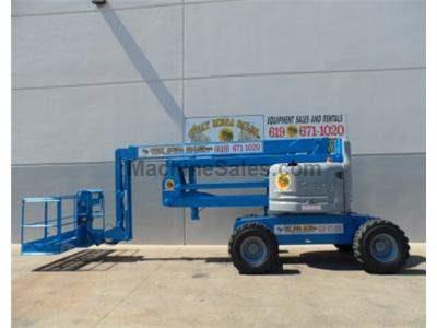 Articulated Boomlift, 60 Foot Reach Height, 34 Foot Horizontal Reach, Basket and Ground Controls