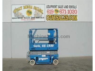 Electric Scissor Lift, 25 Foot Working Height, Narrow 30 Inch Width Fits Through Standard Doorways