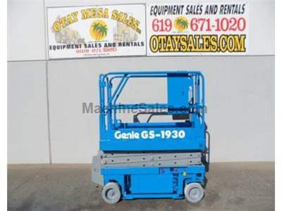 Electric Scissor Lift, 25 Foot Working Height, Narrow 30 Inch Width Fits Through Standard Doorways