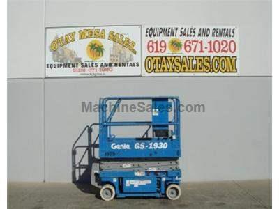 Electric Scissor Lift, 25 Foot Working Height, Narrow 30 Inch Width Fits Through Standard Doorways