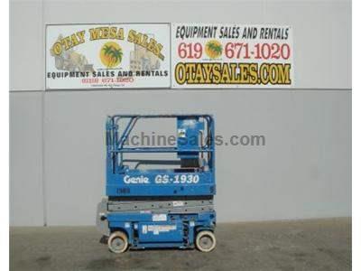 Electric Scissor Lift, 25 Foot Working Height, Narrow 30 Inch Width Fits Through Standard Doorways