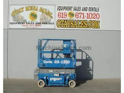 Electric Scissor Lift, 25 Foot Working Height, Narrow 30 Inch Width Fits Through Standard Doorways