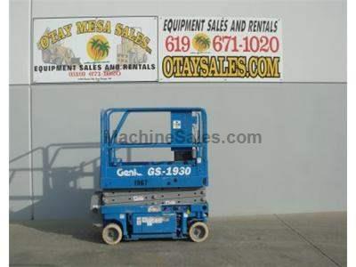 Electric Scissor Lift, 25 Foot Working Height, Narrow 30 Inch Width Fits Through Standard Doorways