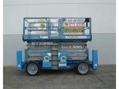 Rough Terrain Scissor Lift, 53 Foot Platform Height, 59 Foot Working Height, Dual Fuel, 4x4