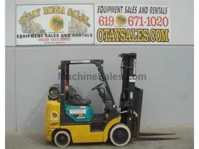 5000LB Forklift, 3 Stage, Side Shift, Automatic, Propane, Cushion Tires