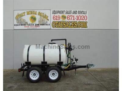 500 Gallon Water Tank Trailer, Dual Axle, 4hp Honda Engine, Rear Sprayers, 2 Inch Hose Port