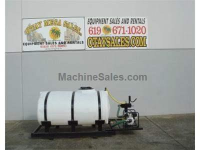 500 Gallon Water Tank, Skid Mounted, 4hp Honda Engine, 2 Inch Hose Port