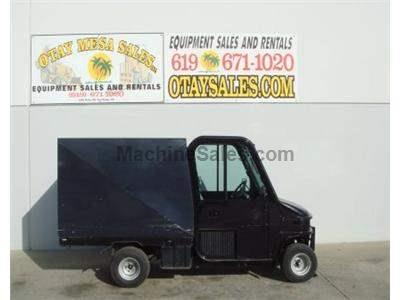 Utility Cart, Enclosed Cab, Enclosed Cargo Bed, 2400lb Capacity, 3 Cyl Gas Engine