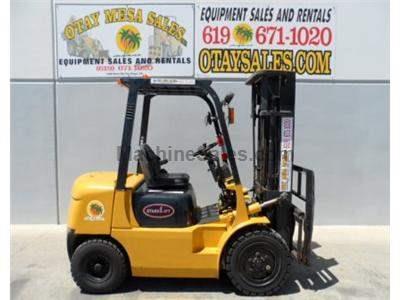 6500LB Forklift, 3 Stage, Side Shift, Diesel, Pneumatic Tires, Automatic Transmission