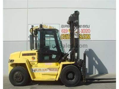 19000LB Forklift, Dual Pneumatic Tire, Diesel, Side Shift, 8 Foot Forks, 183 Inch Lift Height