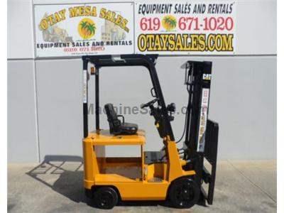 3000LB Electric Forklift, 3 Stage, Side Shift, 4 Wheel Sit Down Rider, Side Shift, 36v