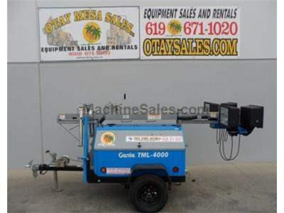 Light Tower, 6kw Genset, 4 Light, Kubota Diesel