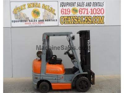 5000LB Forklift, 3 Stage, Side Shift, Cushion Tires, Propane, Automatic