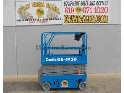 Electric Scissor Lift, 25 Foot Working Height, Narrow 30 Inch Width Fits Through Standard Doorways