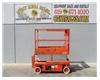 Electric Scissor Lift, 25 Foot Working Height, Narrow 30 Inch Width Fits Through Standard 