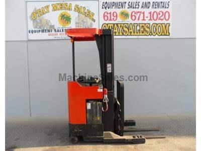 3500LB Electric Stand Up Reach Forklift, 3 Stage, 210 Inch Lift, Side Shift, 24 Volt, Includes Charger