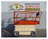 Scissor Lift, 32 Foot Working Height, 26 Foot Platform Height, Deck Extension, Power to Pl