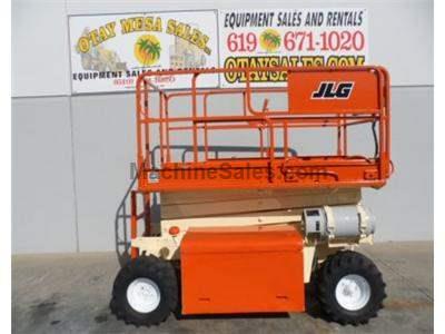 Rough Terrain Scissor Lift, 32 Foot Working Height, 26 Foot Platform Height, Dual Fuel