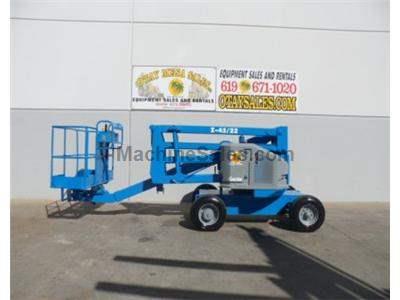 Articulated Boomlift, 51 Foot Working Height, 45 Foot Platform Height, 25 Foot Horizontal Reach, Dual Fuel