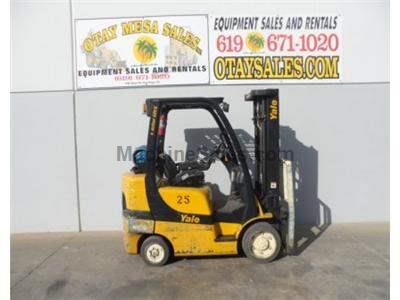 6000LB Forklift, 3 Stage, Side Shift, Cushion Tire, Propane, Automatic
