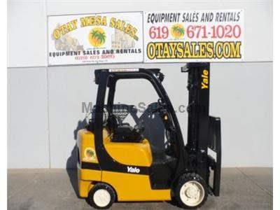 6000LB Forklift, 3 Stage, Side Shift, Cushion Tire, Propane, Automatic