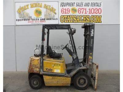 5000LB Forklift, Pneumatic Tires, 3 Stage, Side Shift, Propane, Automatic Transmission