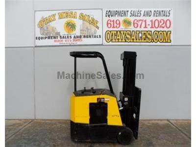 3000LB Forklift, Stand Up Electric, 3 Stage, Side Shift, 24v, Includes Charger