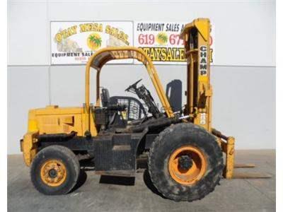 7000LB Forklift, Rough Terrain, 21 Foot Lift Height, Gasoline Engine