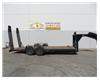 Jacobsen Flatbed Trailer, Gooseneck Hitch, 20ft x 7ft Deck, Dual Axle, Fold Down Ramps