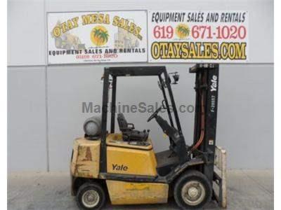 5000LB Forklift, Pneumatic Tires, 3 Stage, Side Shift, Propane