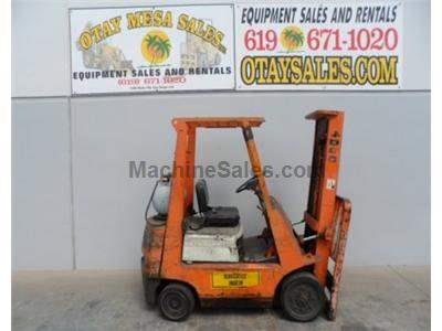 Toyota forklift. 4,000lb., cushion tire, propane, automatic.