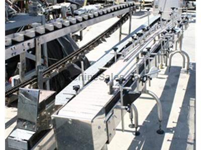 Conveyor, 4&quot; x 12', stainless steel, plastic belt