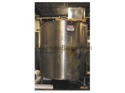 1,500 gallon Tolan Jacketed Tank w/ Mixer